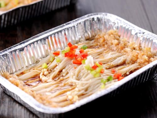 杭州锡纸烤金针菇